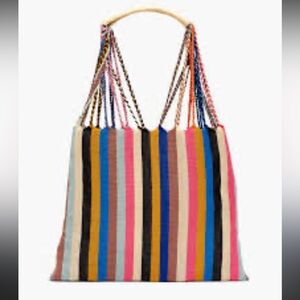 Madewell LUZ Striped Tote Bag
